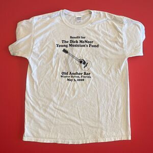 The Dick McNeer Young Musicians Fund 2008 Tshirt Old Anchor Bar Benefit Poor Use